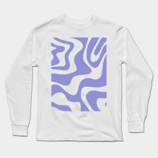 liquid pattern - purple Long Sleeve T-Shirt